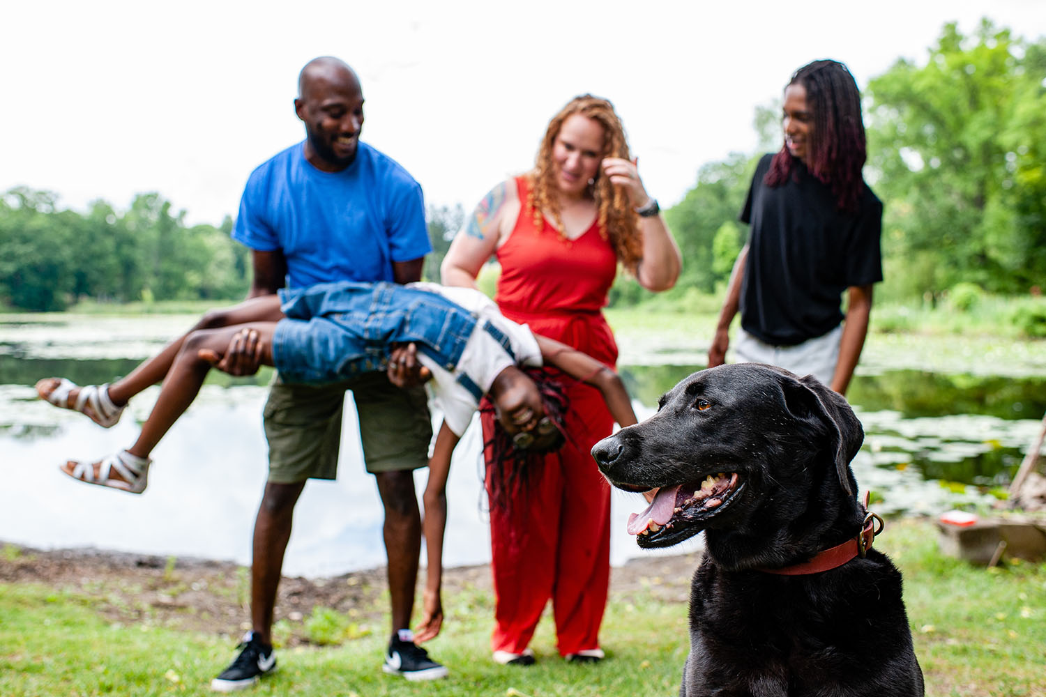 family with a dog Human Animal Support Services - Human Animal Support Services (HASS) Announces New Resource Center